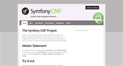 Desktop Screenshot of cmf.symfony.com